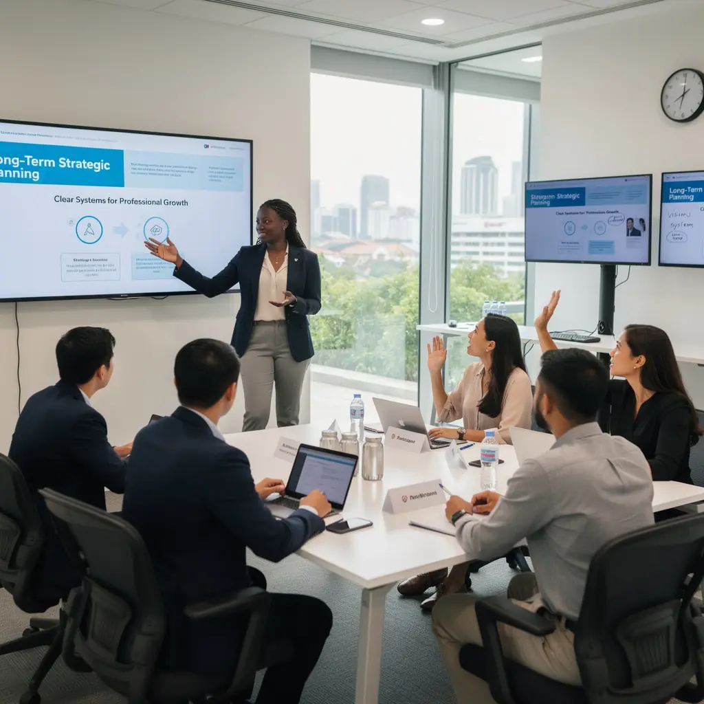 Professional team collaboration